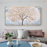 Oil Painting Hand Painted Landscape Tree Abstract On Canvas Home Decor