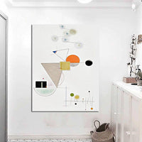 Modern Wassily Kandinsky Hand Painted Modern Simple Art Oil Paintingss