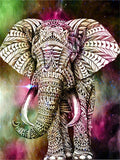 DIY 5d Diamond Painting Full Drill Animal Diamond Elephant Decorations For Home