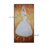 Ballet thick Painting Hand Painted Ballet On Canvas Hand Painted Modern thick knife OIL PAINTING Home Wall Hotel Decor