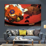 Paul Gauguin Hand Painted Oil Painting Still Life: Gronac's Feast Retro Classic Abstracts Aisle Decor