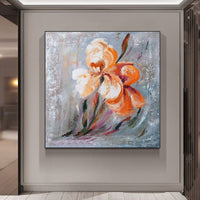 Hand Painted Oil Painting Impression Flower Abstract Room Size