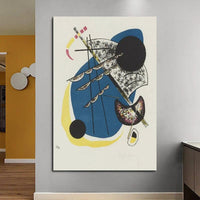 Hand Painted Oil Painting Wassily Kandinsky Works Painting Canvas Abstract Art Museum Decors