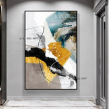 Modern Art Hand Painted Abstract Painting Minimalist Art on Canvas Textured oil Painting Black Oil Painting