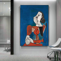 Hand Painted Picasso and Dali Rhapsody of Genius Abstract Painting Decorative