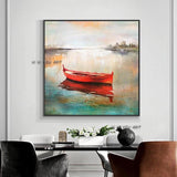 Hand Painted Painting On Canvas Wall Decoration Home Club Sailboat Seascape Hand Painted Abstract Paintings For Interior