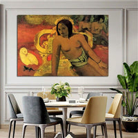 Hand Painted Art Oil Painting Paul Gauguin Tahitian Woman Impressionism People Abstract Landscape Decor