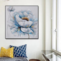 Modern Newest Flower Design Oil Painting Hand Painted Canvas Floral Artwork As ping