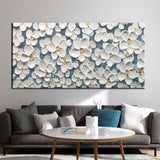 Oil Painting Canvas Hand Painted Thick Palette Knife Flower