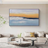 Hand Painted Abstract scenery On Canvas