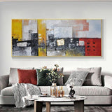 Design Hand Painted Canvas Painting Wall Art Abstract Artist Painted Wall