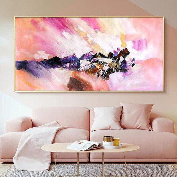 Warm Colors Are Modern Abstract Decorative Oil Painting New Hand Painted On Canvas Home Good Decor