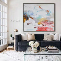 Hand Painted Abstract Texture Acrylic Canvas Painting Art Latest Design Oil Painting