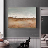 Arrival Textured Abstract Of Desert Landscape Modern Hand Painted Painting Art