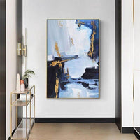 Modern Hand Painted Abstract Landscape Oil Painting New Decoration Artwork