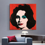 Hand Painted Andy Warhol Character Women Portrait Hand Painted Oil Paintings Wall Art Canvas Decors