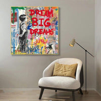 Hand Painted Modern Street Art Oil Painting Art Canvas Abstract Canvas Paintings Decoratives