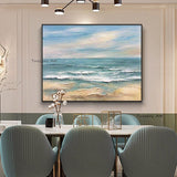 Hand Painted Abstract Seascape Oil Painting Canvas Art Interior Decor Home Showpieces Wall Art On Canvas