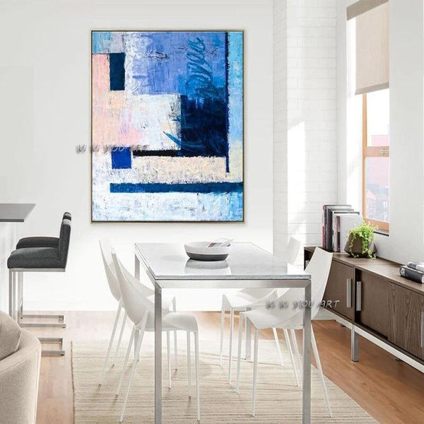 Abstract Painting Wall Art Canvas Expressionism Minimalist Modern Hand Painted Decoration Office