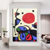 Hand Painted Oil Painting Abstract Knife on Canvas Hand Painted Home Children's Painting