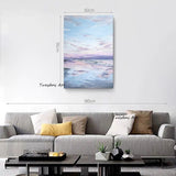 Hand Painted Oil Painting Hand Painted Landscape Sky Colorful Clouds Paintings Wall Art Artwork For Bedroom