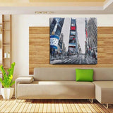 Hand Painted Oil Painting Urban Architecture Impression Street Painting Home Room s