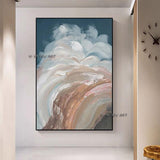 Wall Art Canvas Hand Painted Painting Modern Abstract Artwork Art Hand Painteds Bedroom
