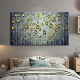 Hand Painted Oil Painting Pop Art Thick Palette Knife Flower on Canvas Abstract Wall Painting Home Wall Decor