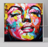 Nielly Style Francoise ArtWork Hand Painted Oil painting Face picture Art Women Modern Abstract on Canvas