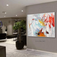 Hand Painted Abstract Artwork Painting Modern Contemporary Art Office Canvas Oil Painting