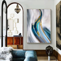 Seascape Abstract Oil Painting Modern Hand Painted Oil Painting On Canvas Wedding