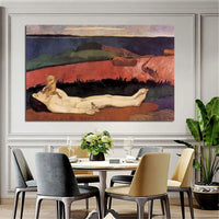 Hand Painted Art Oil Painting Paul Gauguin Lost his virginity Impressionism People Abstract Room Decors