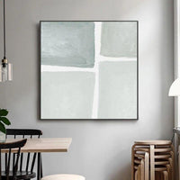 Living Room Hanging Painting Restaurant Entrance Elegant Gray Modern Scandinavian Minimalist Abstract Decorative