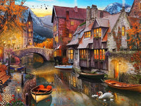 DIY Painting By Numbers City Scenery DIY Frame Pictures Paint By Number Venice On Canvas DIY Home Decoration 60x75cm