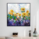 Hand Painted oil painting Modern Landscape Knife Flower Art Canvas Paintings Abstract Decoratives