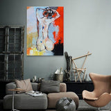 Hand Painted Impression People Oil Painting Nude Woman Abstract Canvas s