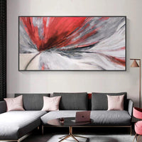 Modern Hand Painted Abstract Mountain Art Painting On Canvas Wall Art Wall Adornment Painting