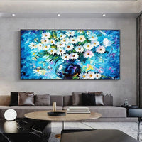 Hand Painted Flowers Tree Abstract Morden Oil Paintings Canvas On Ca Nvas Art Bedroom Decoration