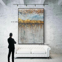 Panel Hangings Hand Painted Abstract Texture Wall Art Decoration