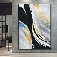 Oil Paintings Hand Painted Wall Art Abstract Landscape Hand Painted Bedroom Artwork