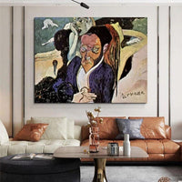 Paul Gauguin Hand Painted Oil Painting Painting Nirvana Portrait de Jacob Meyer de Haan Figure Classic Retro Abstract