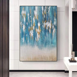 Wall Hanging Paintings Modern Abstract Canvas Hand Acrylic Painting Pieces Wall Panel Art Import Artwork