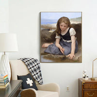 Hand Painted Oil Painting Citon William Adolphe Bouguereau Girl Abstract Canvass Decor