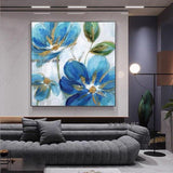 Abstract Flowers On Canvas Pure Hand Painted Home Wall Decoration Paintings Art Wall Artwork