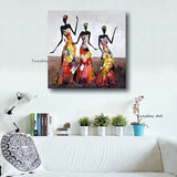 Modern Abstract Hand Painted Girl Oil Paintings On Canvas Wall Arts Bedroom