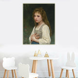 Hand Painted William Adolphe Bouguereau Figure Abstract Canvas Oil Paintings Decor Wall Art