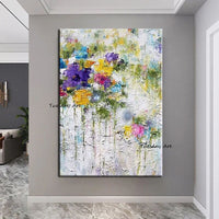 Hand Painted Oil Paintings Flower Landscape Abstract On Canvas Moderns