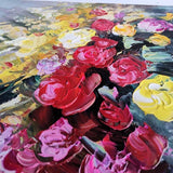 Hand Painted Canvas Abstract Modern Canvas Decorative Flower Rose Painting