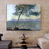 Hand Painted Claude Monet At Cap d Antibes 1888 Impression Landscape Art Oil Painting