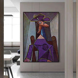 Hand Painted Abstract Oil Paintings Modern Decoration Wall Art Picasso Bust of woman Canvas for Home